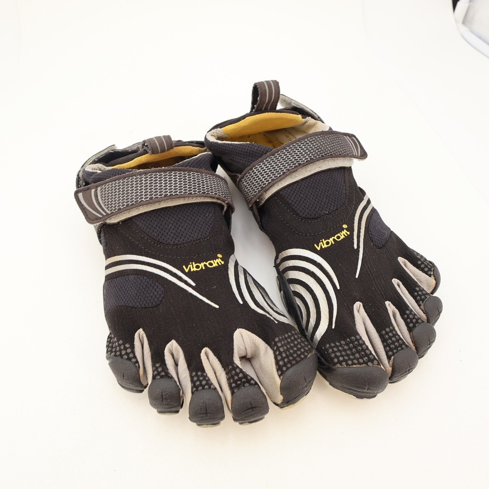 Vibram FiveFingers KMD Sport LS Mens Black Silver Training Shoes M3685 Size 43 - Picture 6 of 15